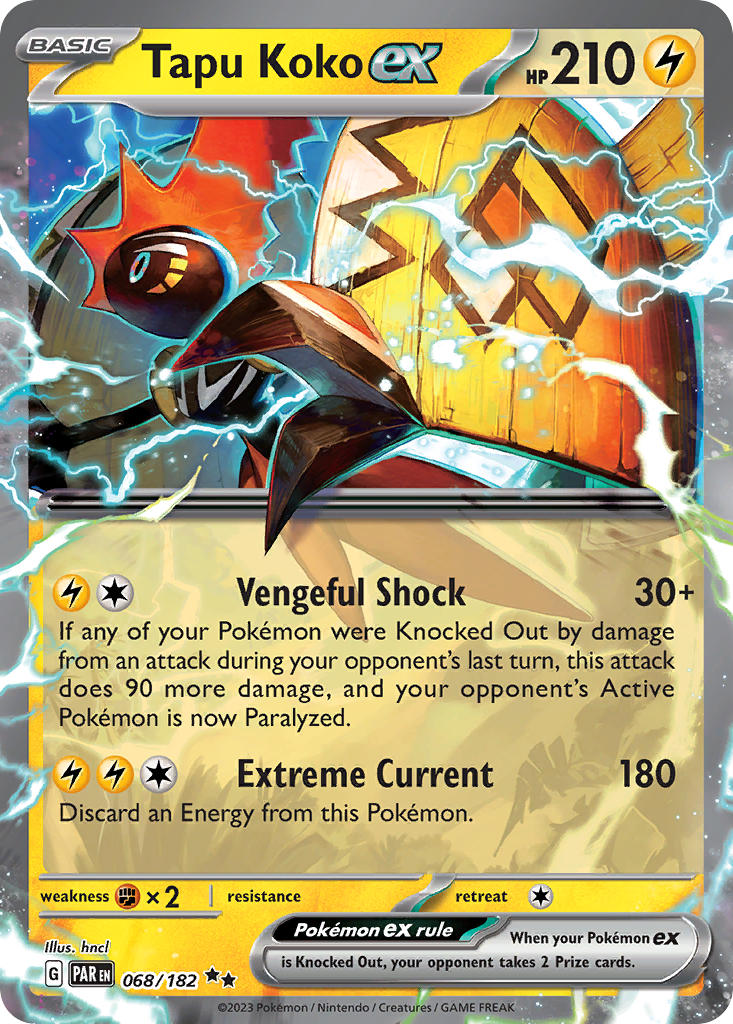 Card Tapu Koko-GX 153/145 da coleção Guardians Rising