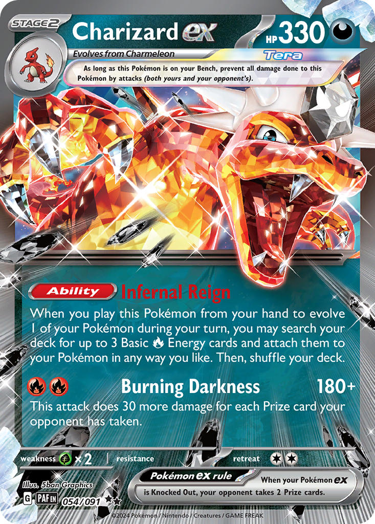 Charizard ex-054-Paldean Fates