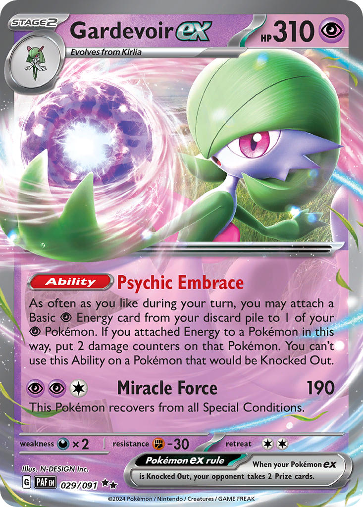 Gardevoir ex-029-Paldean Fates