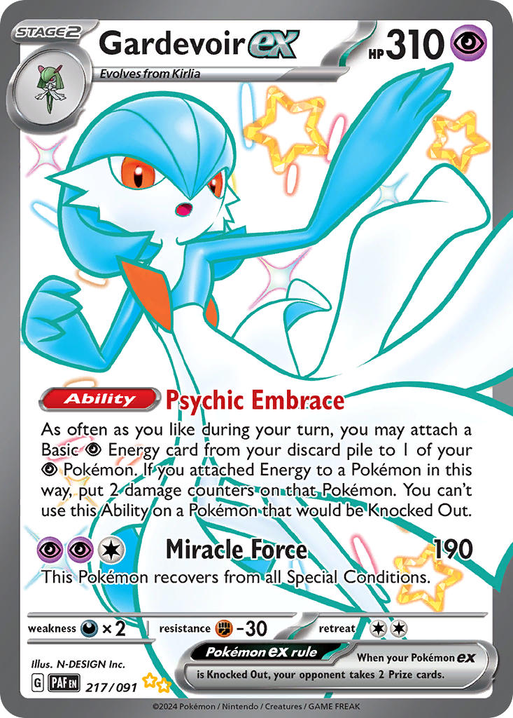 Gardevoir ex-217-Paldean Fates