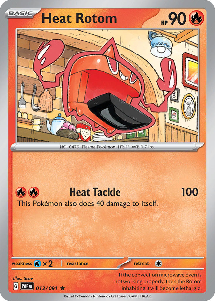 Heat Rotom-013-Paldean Fates