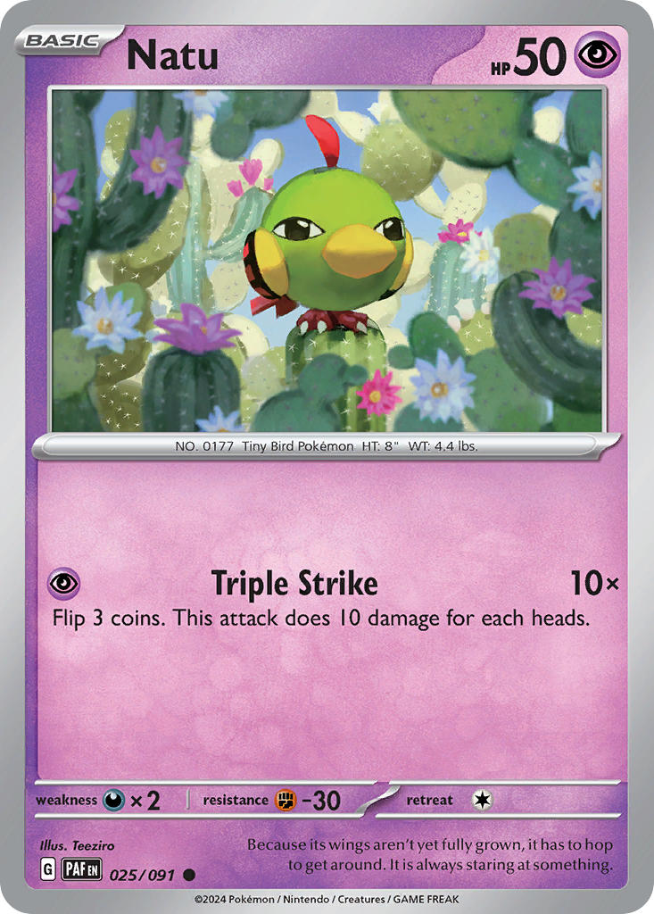 Natu-025-Paldean Fates