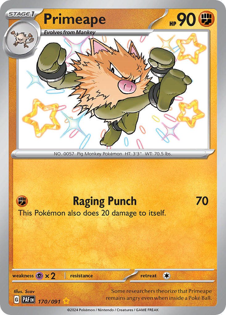 Primeape-170-Paldean Fates