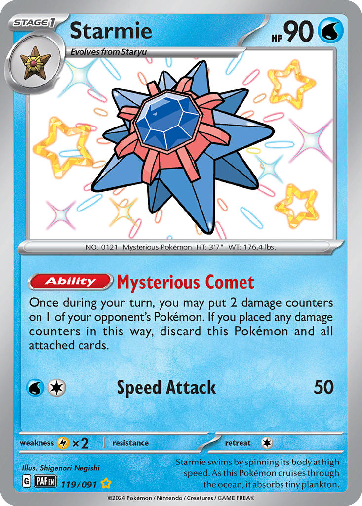 Starmie-119-Paldean Fates