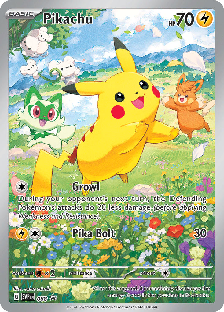 Pikachu-088-Scarlet & Violet Promos