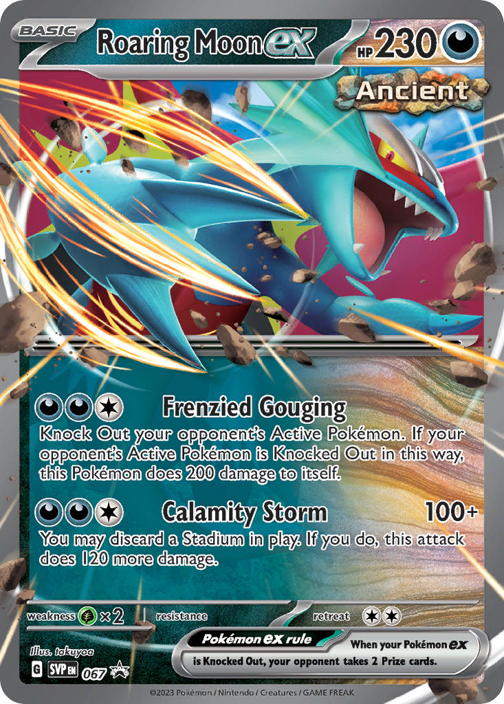 Roaring Moon ex-067-Scarlet & Violet Promos