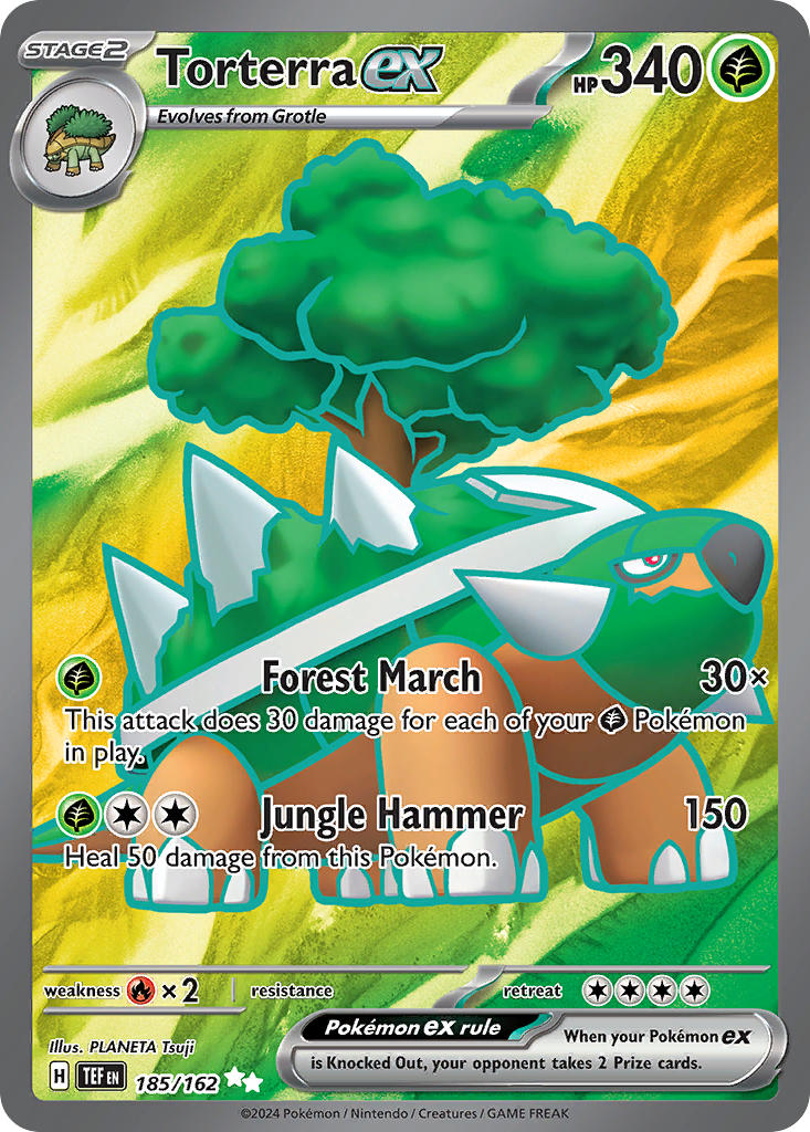 Torterra ex-185-Temporal Forces